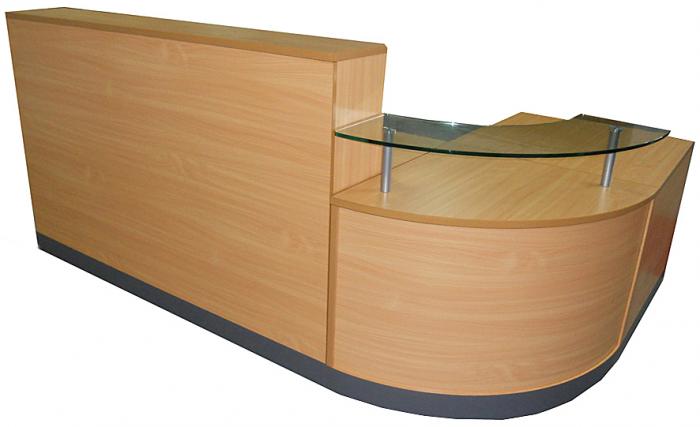 Reception Desk Counter - Beech